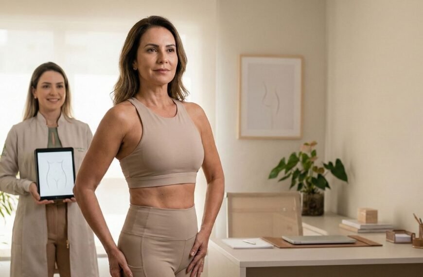 harmonização corporal na menopausa com foco em glúteos e segurança